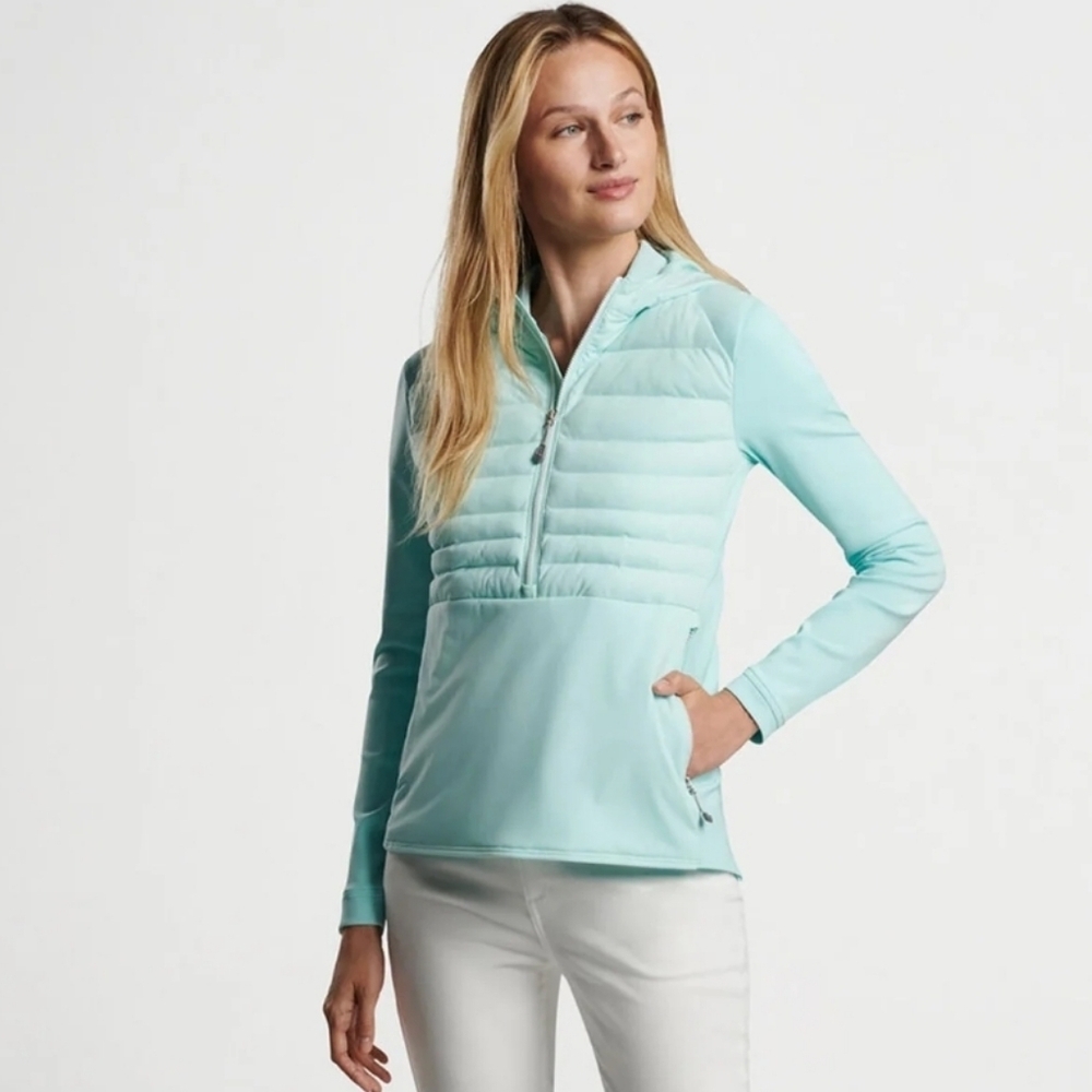 New Peter Millar Women's Celeste Hooded Merge Jacket Medium NWT - Picture 3 of 10